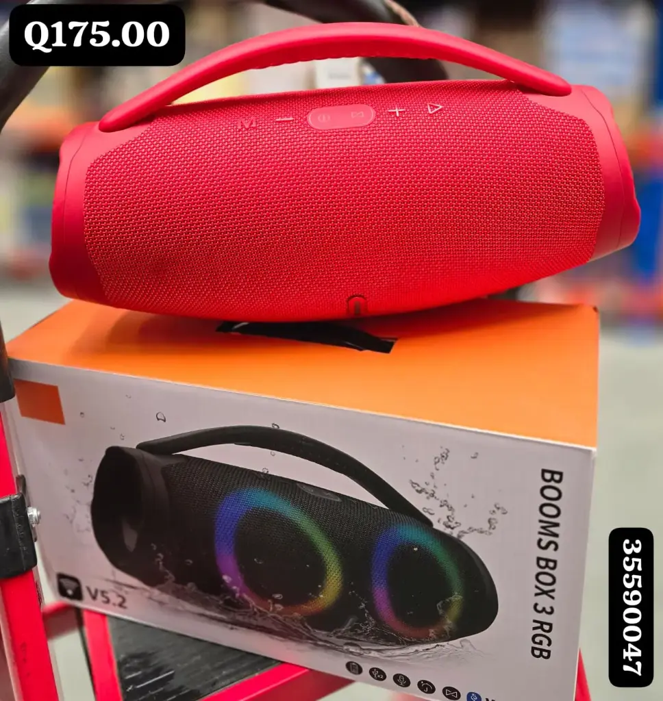 BOCINA BOOMS BOX 3RGB|2023035590047