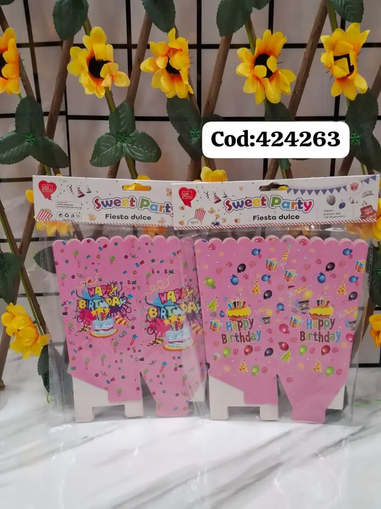 CAJA MEDIANA PARA POPOROPOS|6974849424263