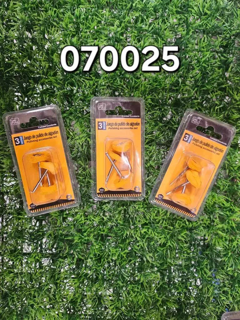 SET DE CEPILLOS PULIDORES 3PCS D