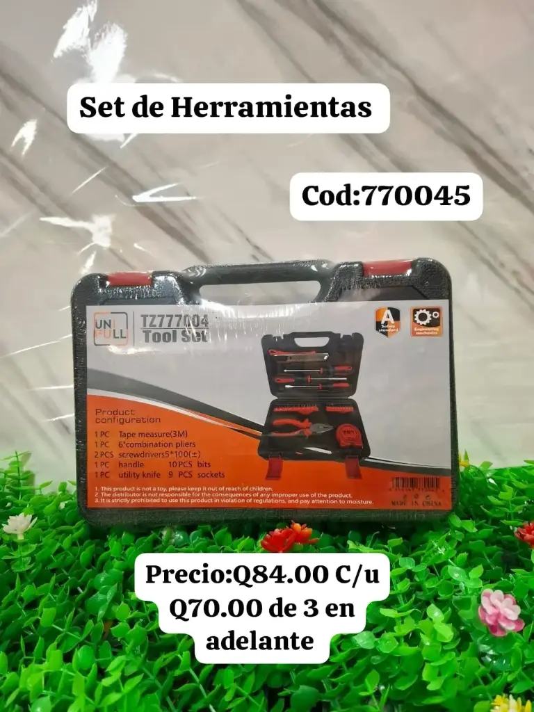 SET DE HERRAMIENTAS TZ777004/26PC