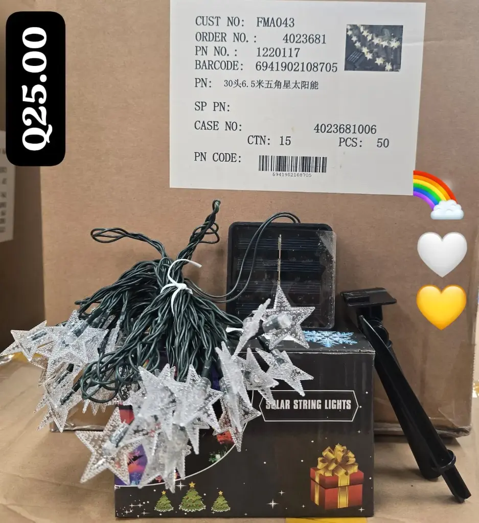 SET DE LUCES ESTRELLAS 30*6.5|6941902108705