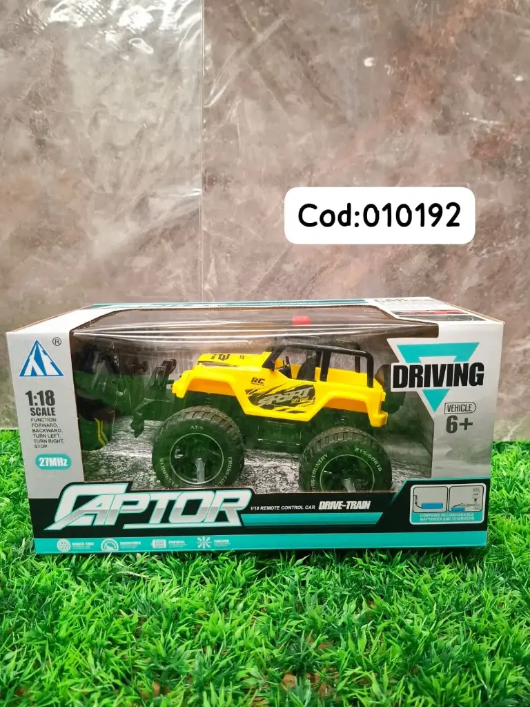 CARRO CONTRO REMOTO 1:18 0192
