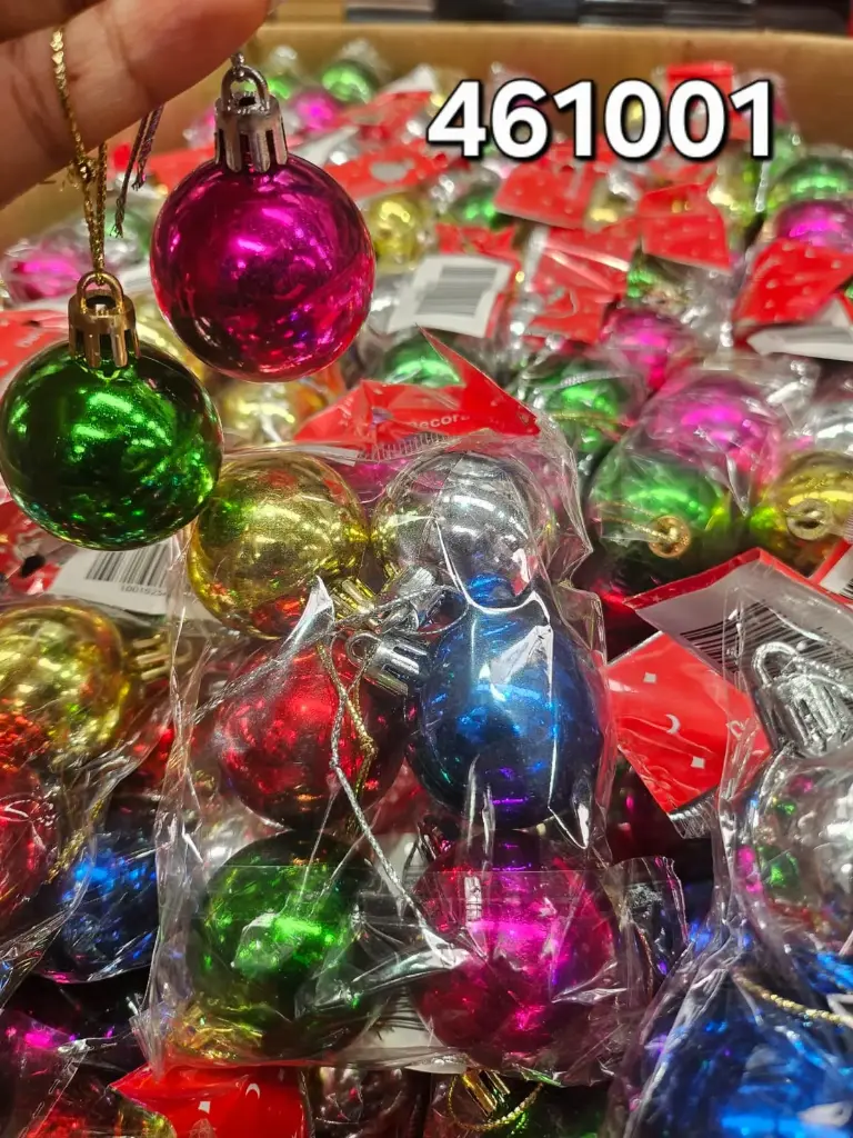ESFERAS NAVIDEÑAS 4CM