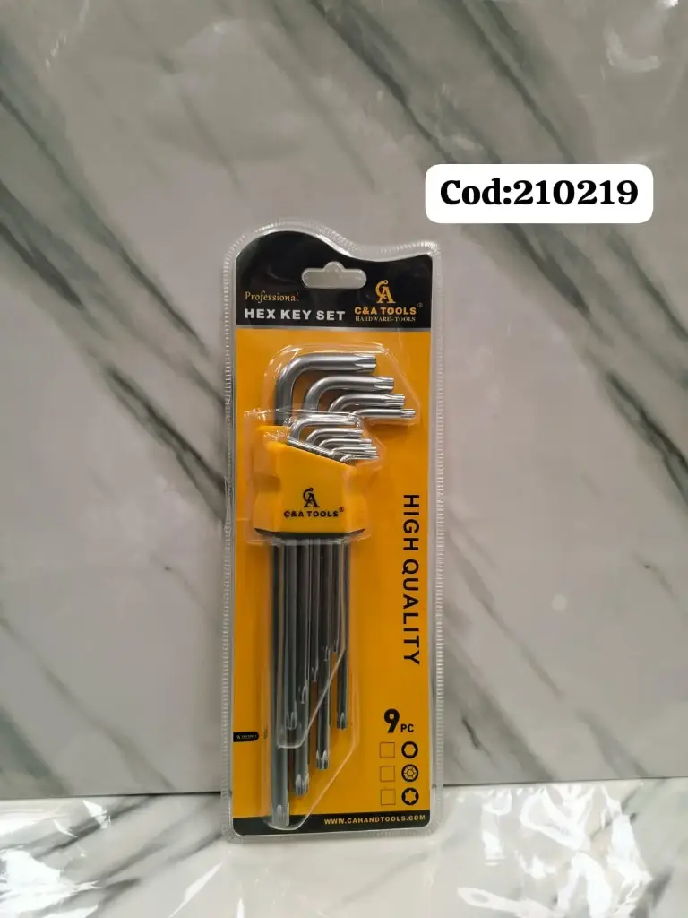 LLAVE HEXAGONAL 4210219 9PCS|1000004210219
