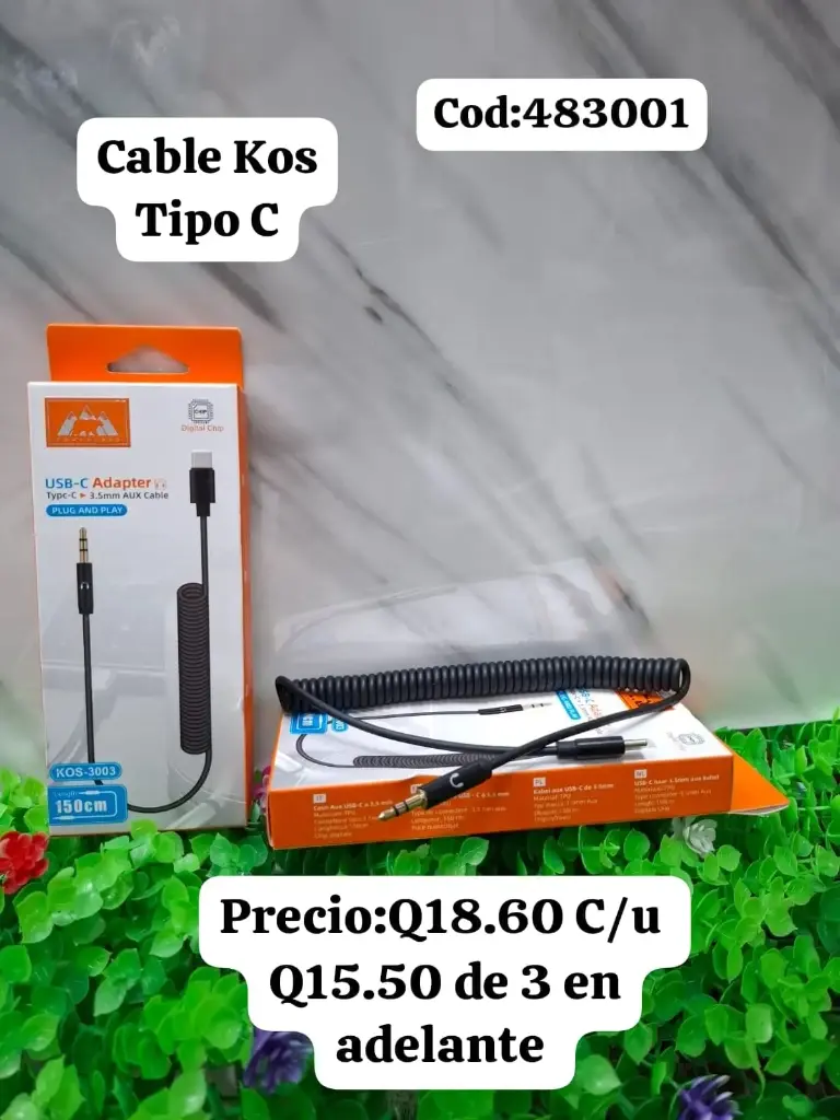 CABLE KOS-3003 TIPO C | 8620040483001