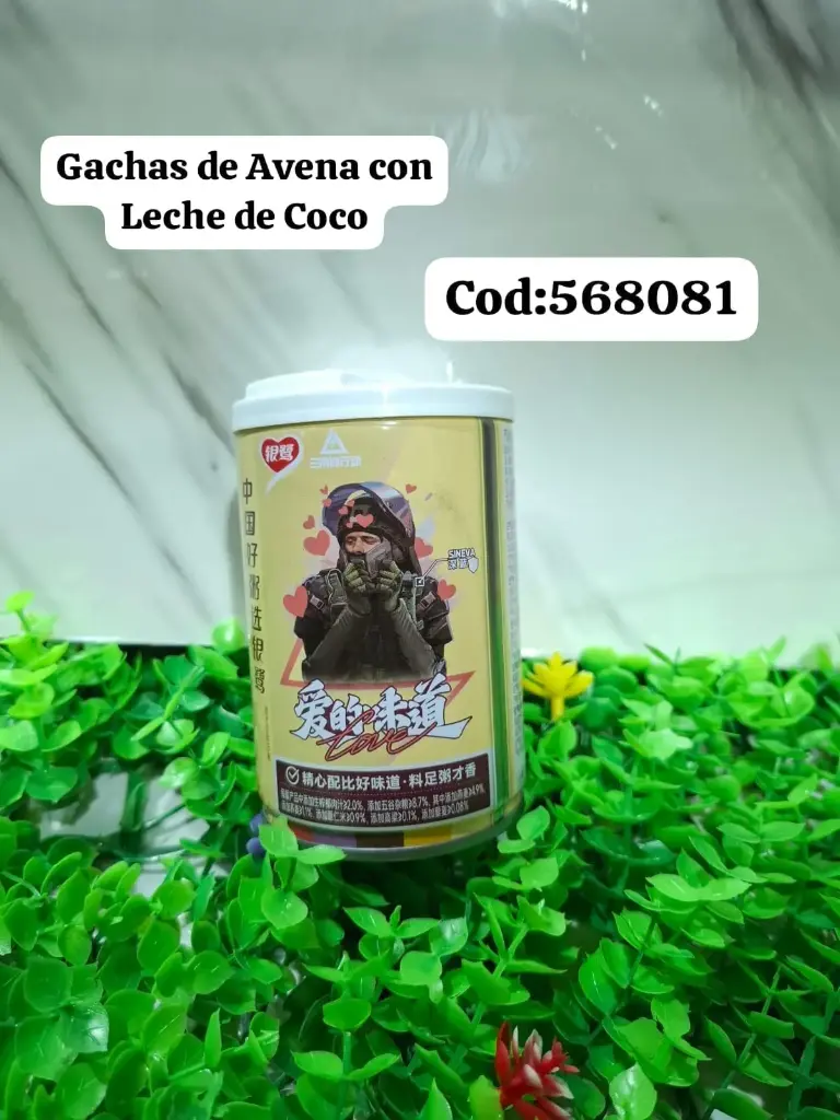 GACHAS DE AVENA CON LECHE DE COCO/6926892568081  