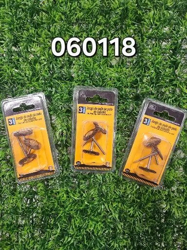 SET DE CEPILLOS PULIDORES 3PCS B|1040021060118