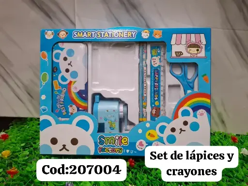 SET LAPICES Y CRAYONES 004|1001081207004