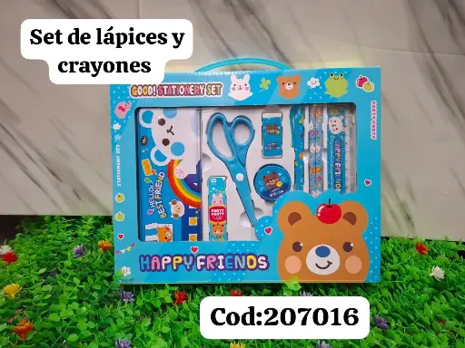 SET LAPICES Y CRAYONES 016|1001081207016