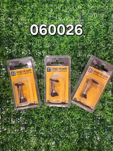CEPILLOS DE PULIDO Y LIMPIEZA 3PCS B|1040021060026