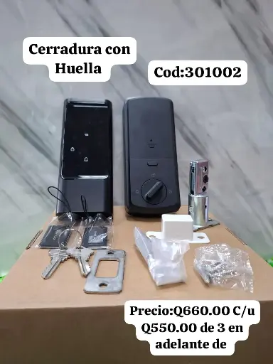 CERRADURA CON HUELLA H2|1001924301002