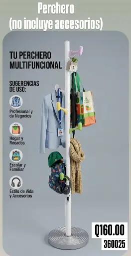 PERCHERO PARA ROPA 3809|1030000360025