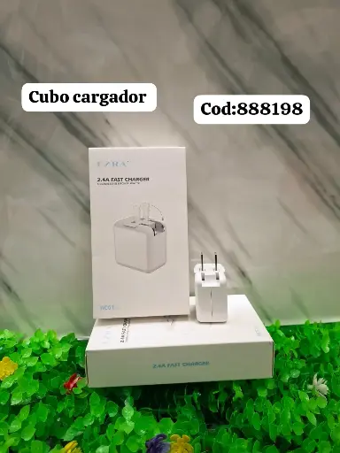 CUBO CARGADOR HC 01  2 4A  1U