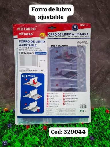 FORRO DE LIBRO AJUSTABLE MQ071-1