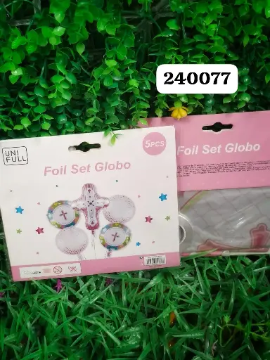 GLOBOS PARA BAUTIZO NIÑA