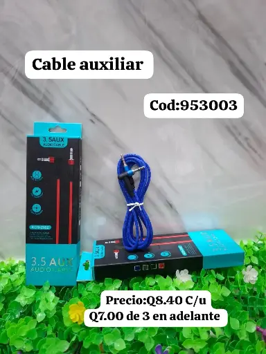 Cable Auxiliar 3.5| 8620022953003